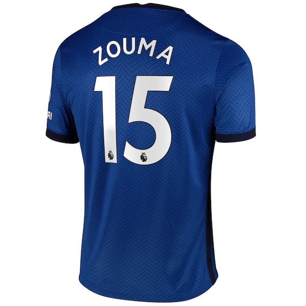 Camiseta Chelsea NO.15 Zouma 1ª 2020-2021 Azul